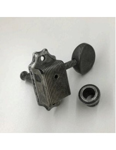 Ibanez 2MM0030L-AC Machinehead left Mini Oval Button - Antique Chrome