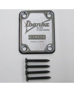 Ibanez 2NJ002-CH Neck Joint Plate Chrome,w/ Cush. Plate & Screws For JS1CR, JS2410, JS2450,