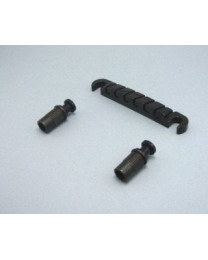 Ibanez 2QC1HQ3B Quick Change III Tailpiece - für AM77/GSZ120 schwarz