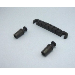 Ibanez 2QC1HQ3B Quick Change III Tailpiece - für AM77/GSZ120 schwarz