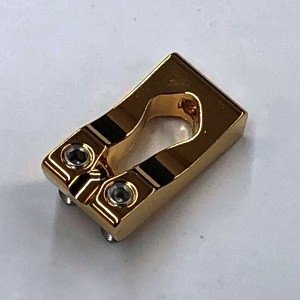 Ibanez 2SDGM0002-GD Saddle Steel, T1502, Gold w/ Height Adjustment Screw