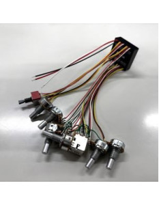 Ibanez 3BPSN01A1 Preamp Set 3-Band EQPreamp w/ Master Tone Bypass Switch, Middle Frequency