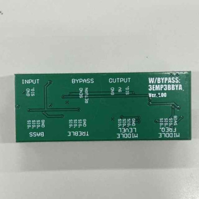 Ibanez 3EMP3BBYA Main PCB for 3-Band EQ Preamp with Bypass Switch