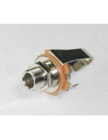Ibanez 3JKO6M001-CH Output Jack Open type, 6.3mm, Mono Chrome, For ICHI, NDM, RG