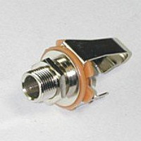 Ibanez 3JKO6M001-CH Output Jack Open type, 6.3mm, Mono Chrome, For ICHI, NDM, RG