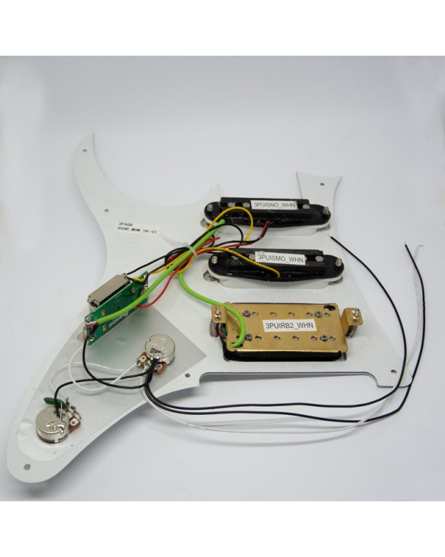 Ibanez 3PAGRSSHR-WBW Pickguard ASSY for GRG(HH)