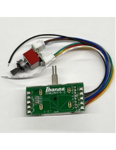 Ibanez 3SWLDMX10-CK standard lever switch, DMX10 with CK plated mini toggle switch