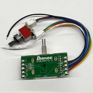 Ibanez 3SWLDMX10-CK standard lever switch, DMX10 with CK plated mini toggle switch