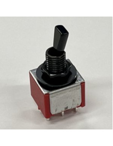 Ibanez 3SWN3F001-BK Mini Toggle Switch 3 Way, Mini Rectangle Lever, Black, For 3BPSN01A1