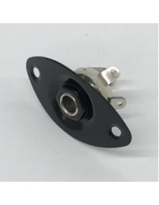 Ibanez 3YJKOJKP-BK Open Type Jack Plate - black