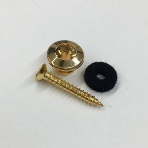 Ibanez 4EP1MC0003 Strap Button w/ Screw & Washer for AZ, BTB, GWB, JEM, KRYS10 - Gold