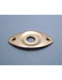Ibanez 4JP12A0001 oval jack plate - gold for selected AR models