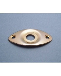 Ibanez 4JP12A0001 oval jack plate - gold for selected AR models