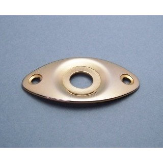 Ibanez 4JP12A0001 oval jack plate - gold for selected AR models