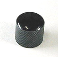 Ibanez 4KB1C11B metal snap on type control knob - black for selected ERGODYNE/GIO/RG/SIGNATURE models