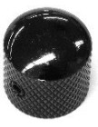 Ibanez 4KB1C1B metal dome screw lock control knob - black for selected ibanez bass models