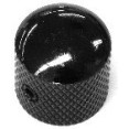Ibanez 4KB1C1B metal dome screw lock control knob - black for selected ibanez bass models