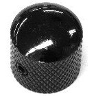 Ibanez 4KB1C1B metal dome screw lock control knob - black for selected ibanez bass models