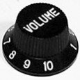 Ibanez 4KB1CF1B abs volume control knob - black for JEM555/NDM1/NDM2/SRX400