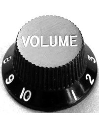 Ibanez 4KB1JF1B standard volume control knob - black for selected SIGNATURE/RG models