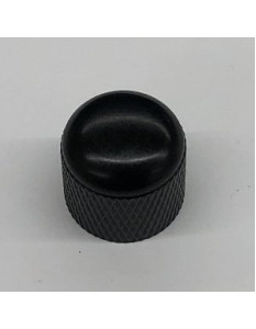 Ibanez 4KBDSPN-BK Control Knob Metal Small Round Head, Push On, No Indicator - Black