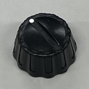 Ibanez 4KBMPM-BK Control Knob Black, Plastic, Push On, White Dot, For PM3C
