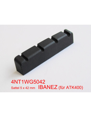 Ibanez 4NT1WG5042 nut 5mm/42mm - black for ATK400 bass