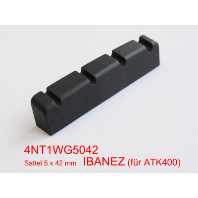 Ibanez 4NT1WG5042 nut 5mm/42mm - black for ATK400 bass