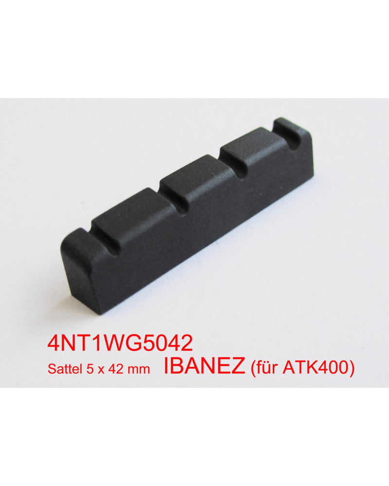 Ibanez 4NT1WG5042 nut 5mm/42mm - black for ATK400 bass
