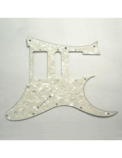 Ibanez 4PG1MA0004 plastic pickguard - white pearloid for JEM555/RG550XH