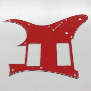 Ibanez 4PGGRHHR-RWB Pickguard für GRG - 3 ply red/white/black