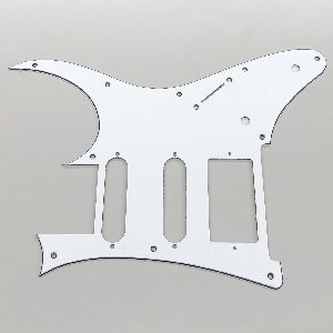 Ibanez 4PGGRSSHR-WBW Pickguard for GRG with SSH Pickup Layout - 3 ply - white/black/white