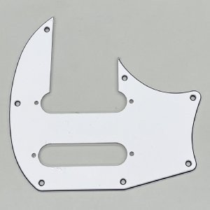 Ibanez 4PGQ6SSR-WBW Pickguard Q6st/ SS- / WH/BK/WH 3ply for ICHI10