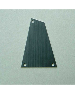 Ibanez 4PT00A0002 Truss Rod Cover RG Fixed/Barless Locking Nut Lefty Aluminum - Black