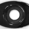 Ibanez 4PT1CJP2B oval jack plate - for selected GIO/RG series models black