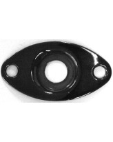 Ibanez 4PT1CJP2B oval jack plate - for selected GIO/RG series models black