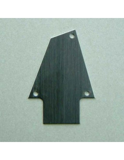 Ibanez 4PT1RG1BA aluminum truss rod cover - for selected JEM/RG/RGT/S series models