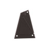 Ibanez 4PT3XA0002 Openable plastic truss rod cover - black for Ibanez RG shape headstocks