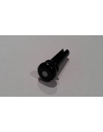 Ibanez 5ABP13E Bridge Pin Black w/ White Dot For Acoustic Bass