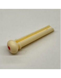 Ibanez 5ABPST01-IVR Bridge Pin w/ Red Dot for Acoustics - Ivory