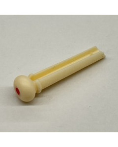 Ibanez 5ABPST01-IVR Bridge Pin w/ Red Dot for Acoustics - Ivory