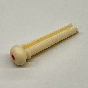 Ibanez 5ABPST01-IVR Bridge Pin w/ Red Dot for Acoustics - Ivory