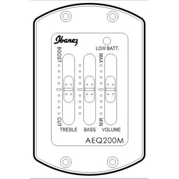 Ibanez 5AEQ26F Preamp AEQ200M for magnetic pickup for SX, TCM series