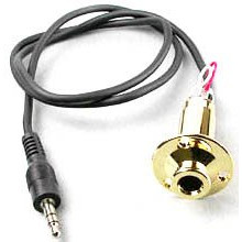 Ibanez 5AJK07B output jack - gold for AEL/AW models