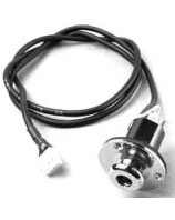 Ibanez 5AJK16F output jack - for Ibanez FX/SGBE/SX/V models chrome
