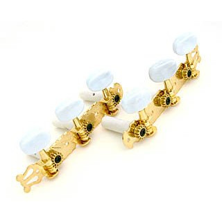 Ibanez 1B-5AMH07B Machinehead: Classic guitar, Pearl Plastic knob, gold, L1R1 - Discontinued & Stock only