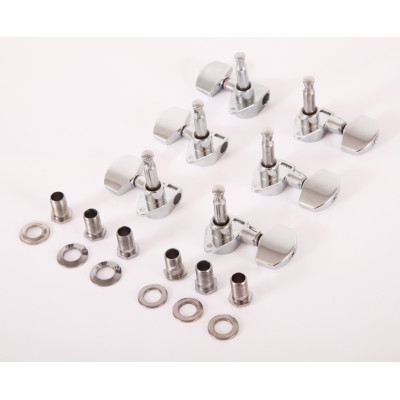Ibanez 5AMH15C acoustic guitar machine head tuner set - 3 x left/3 x right in chrome