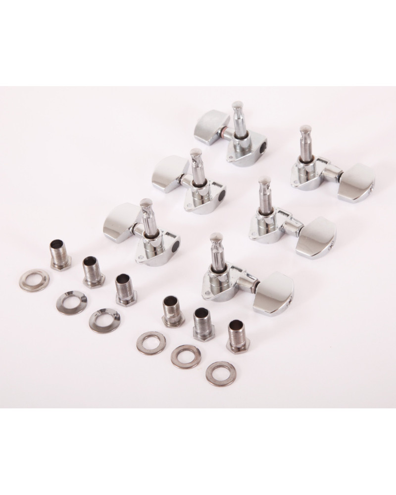 Ibanez 5AMH15C acoustic guitar machine head tuner set - 3 x left/3 x right in chrome