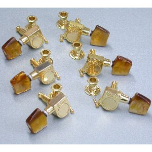Ibanez 1B-5AMH18J Machine Heads - gold for 6 string AW/EP/EW/MSC/TCY models