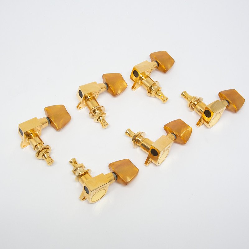 Ibanez 5AMH18N machine head set Smooth T. AS Pearl -Brown Knobs - 3L+ 3R